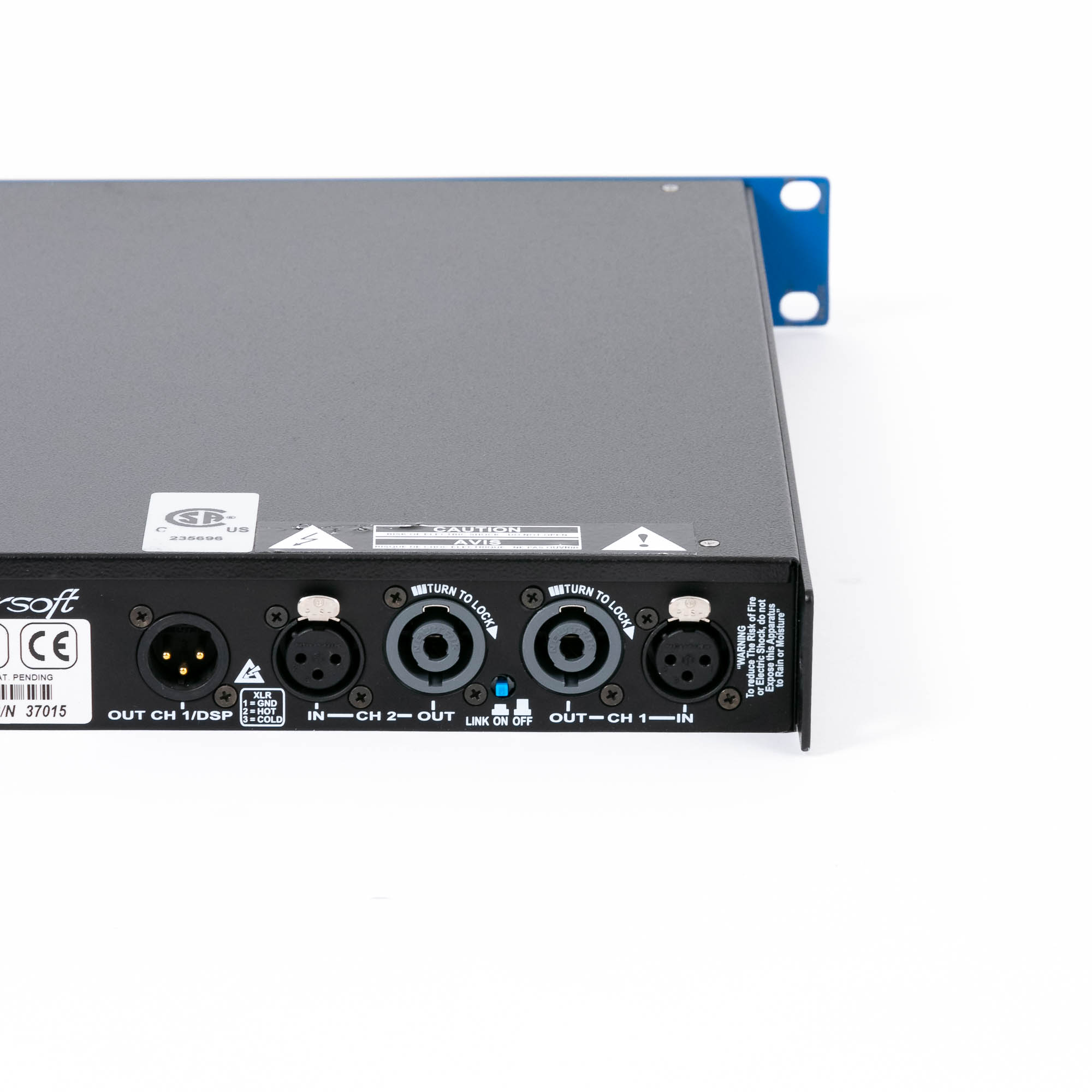 日本製国産POWERSOFT DIGAM LD2004 パワーアンプ オーディオ 音響 機器 ジャンク N6426287 パワーアンプ